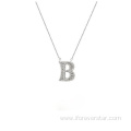 Sterling Silver Letter Pendant Letter Pendant Gold Plated